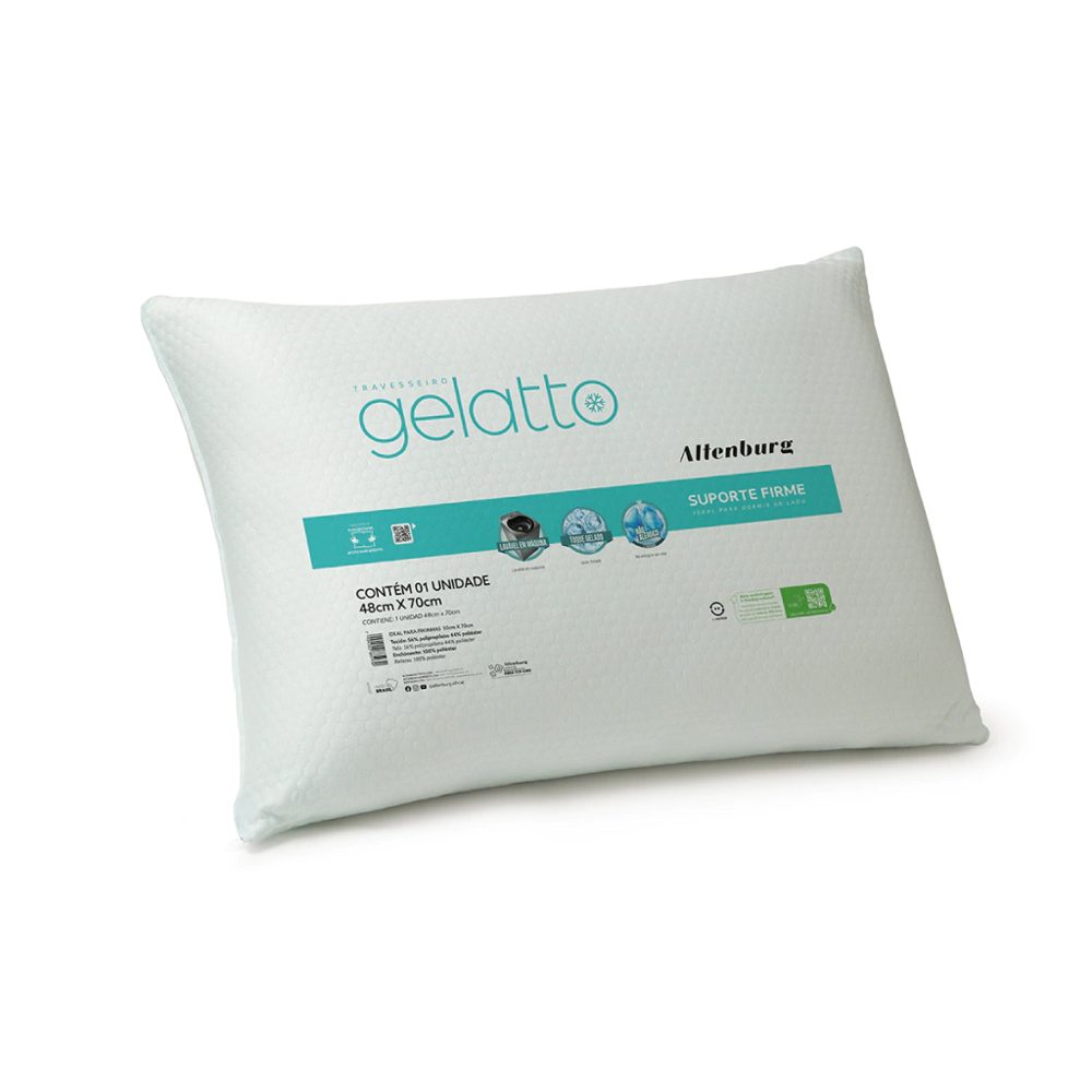 Almohada Gelatto Extra Suave Tecnología Efecto Frío - Altenburg