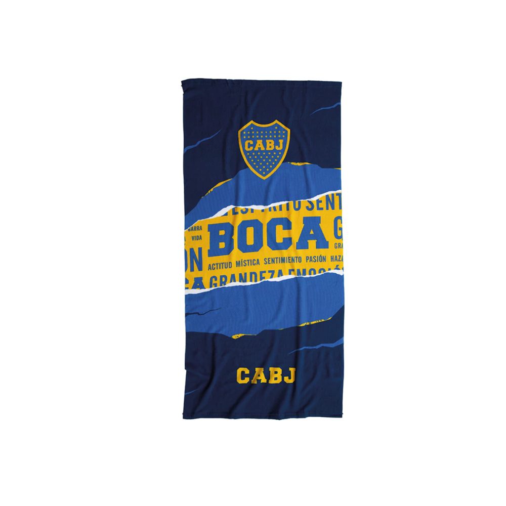 Toallón Estampado Boca Juniors + Mochila - Equipos