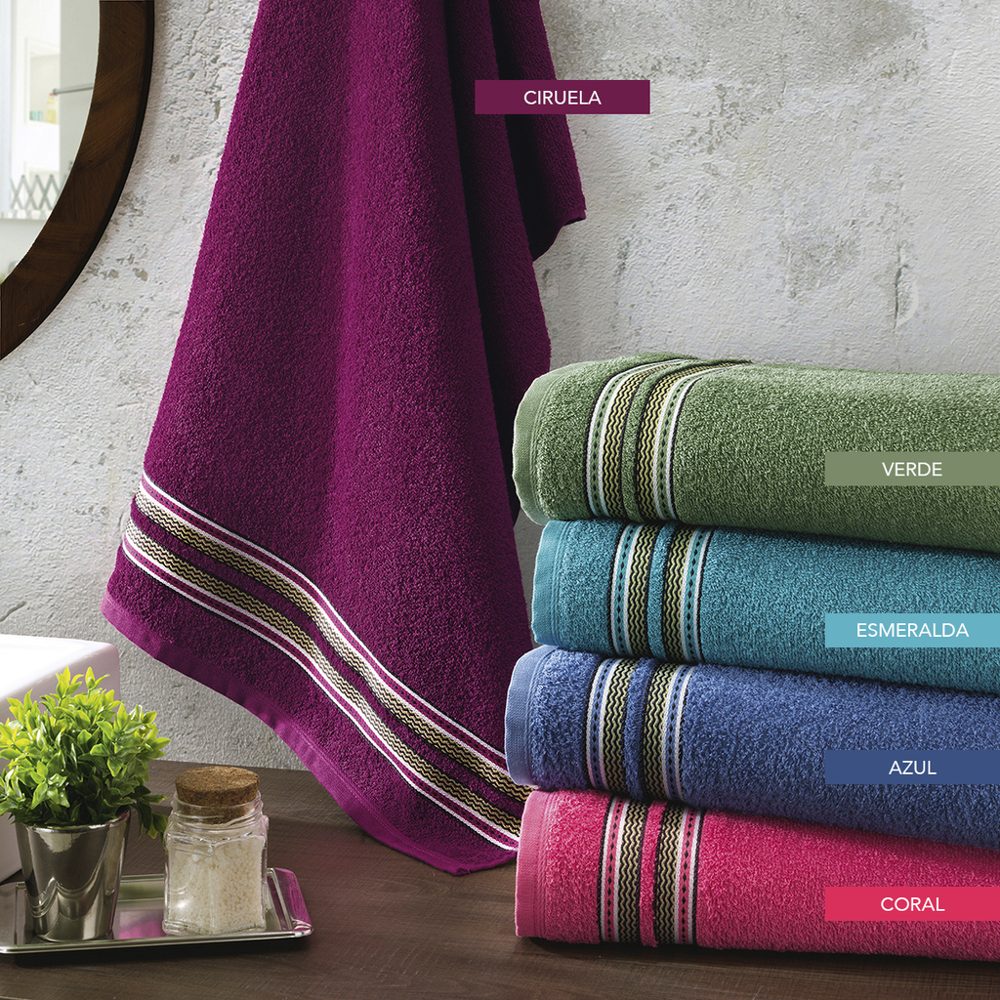 Toallón Algodón de 360 grs/m² Extra Suave 70x130 cm - Fantasía