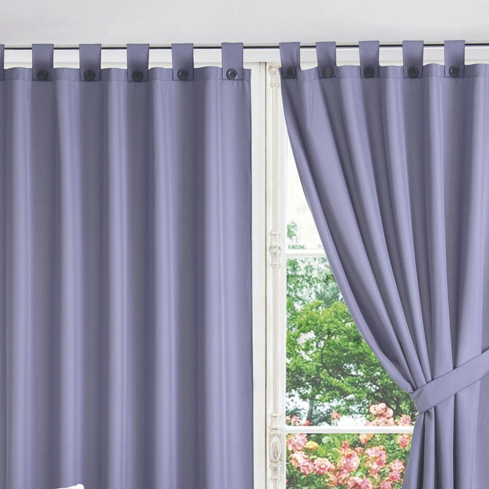 Juego de Cortinas 145x205 cm Ambiente Lavanda - Jean Cartier
