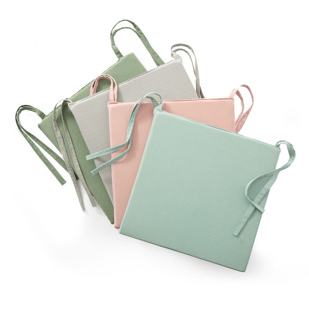 Almohadón para Silla 100% Algodón Tusor Liso - Jean Cartier