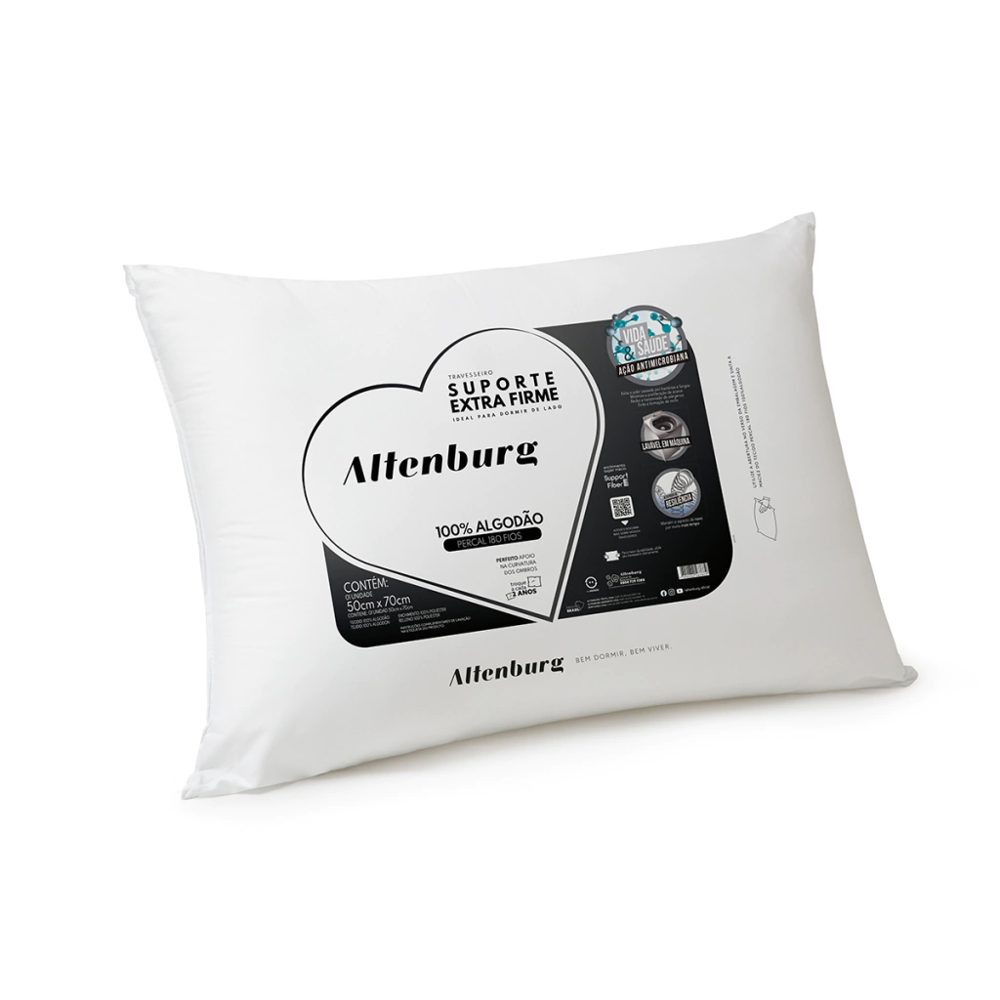 Almohada Soporte Extra Firme Extra Suave con Relleno Premium - Altenburg