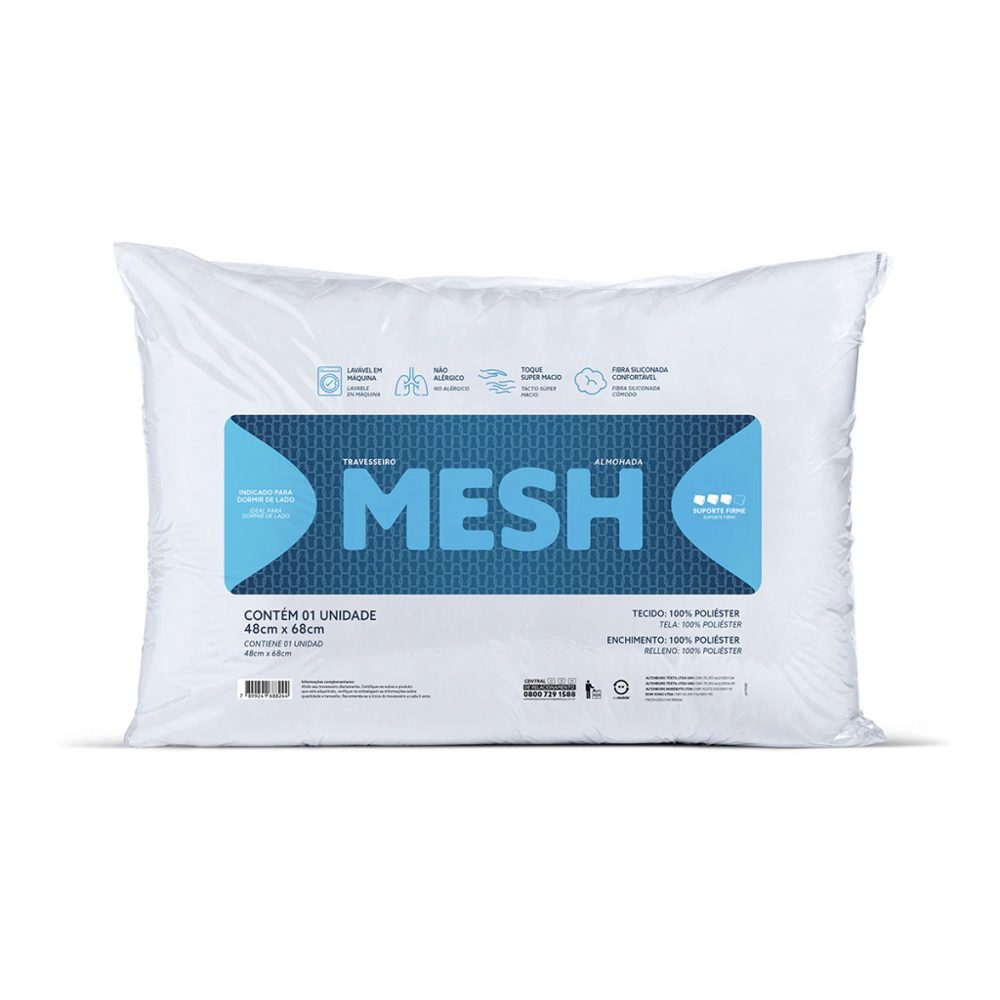 Almohada con Tejido Jersey Tacto Súper Suave 48x68 cm - Altenburg