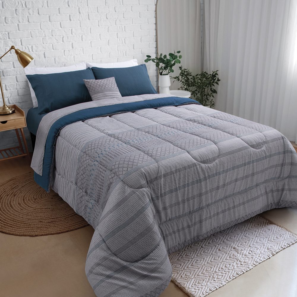 Acolchado 1 1/2 Plazas Reversible Plus - Jean Cartier