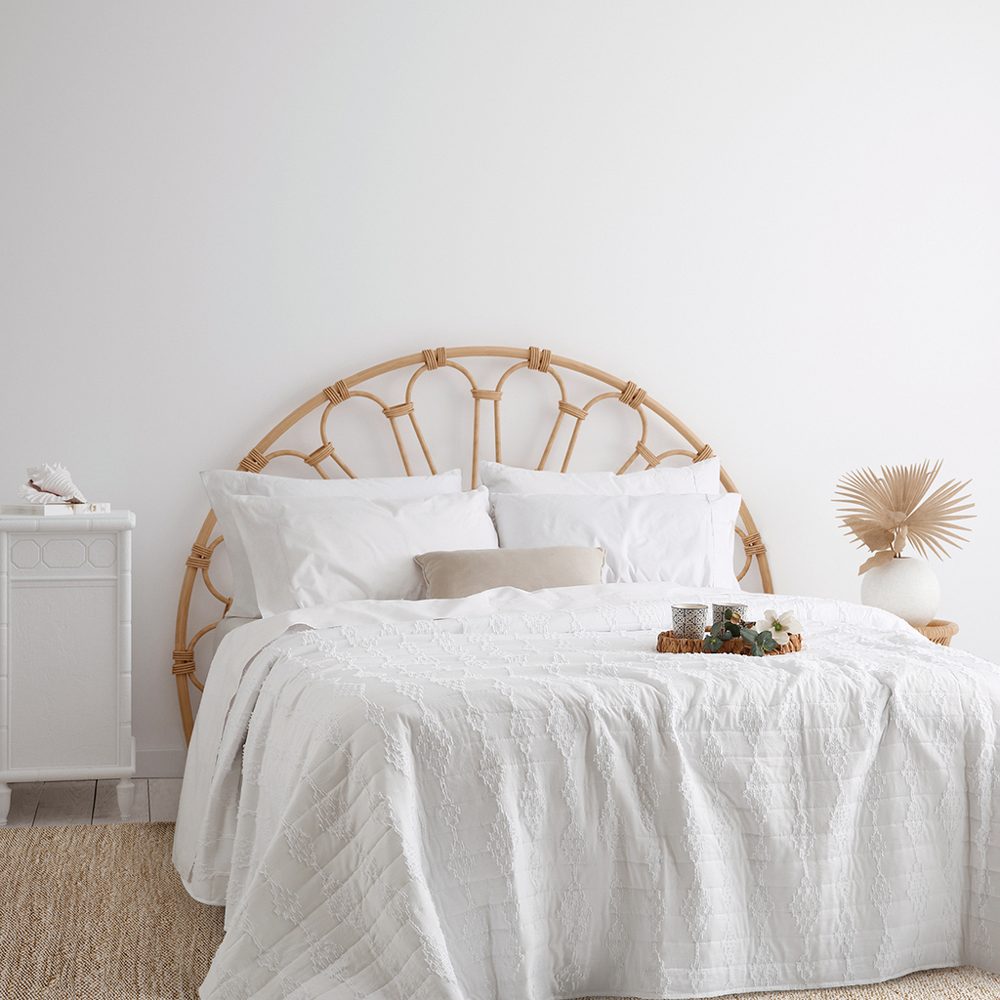 Cover Quilt 2 1/2 Plazas Matelaseado Blanco - Jean Cartier