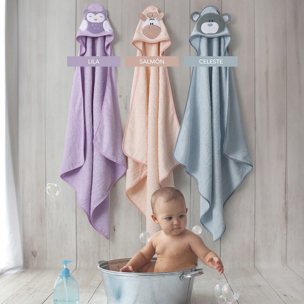 Toallón Infantil Lisa 100% Algodón 75x75 cm - Jean Cartier