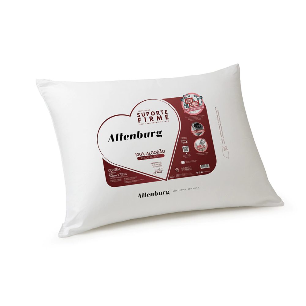 Almohada Soporte Firme Extra Suave con Relleno Premium - Altenburg