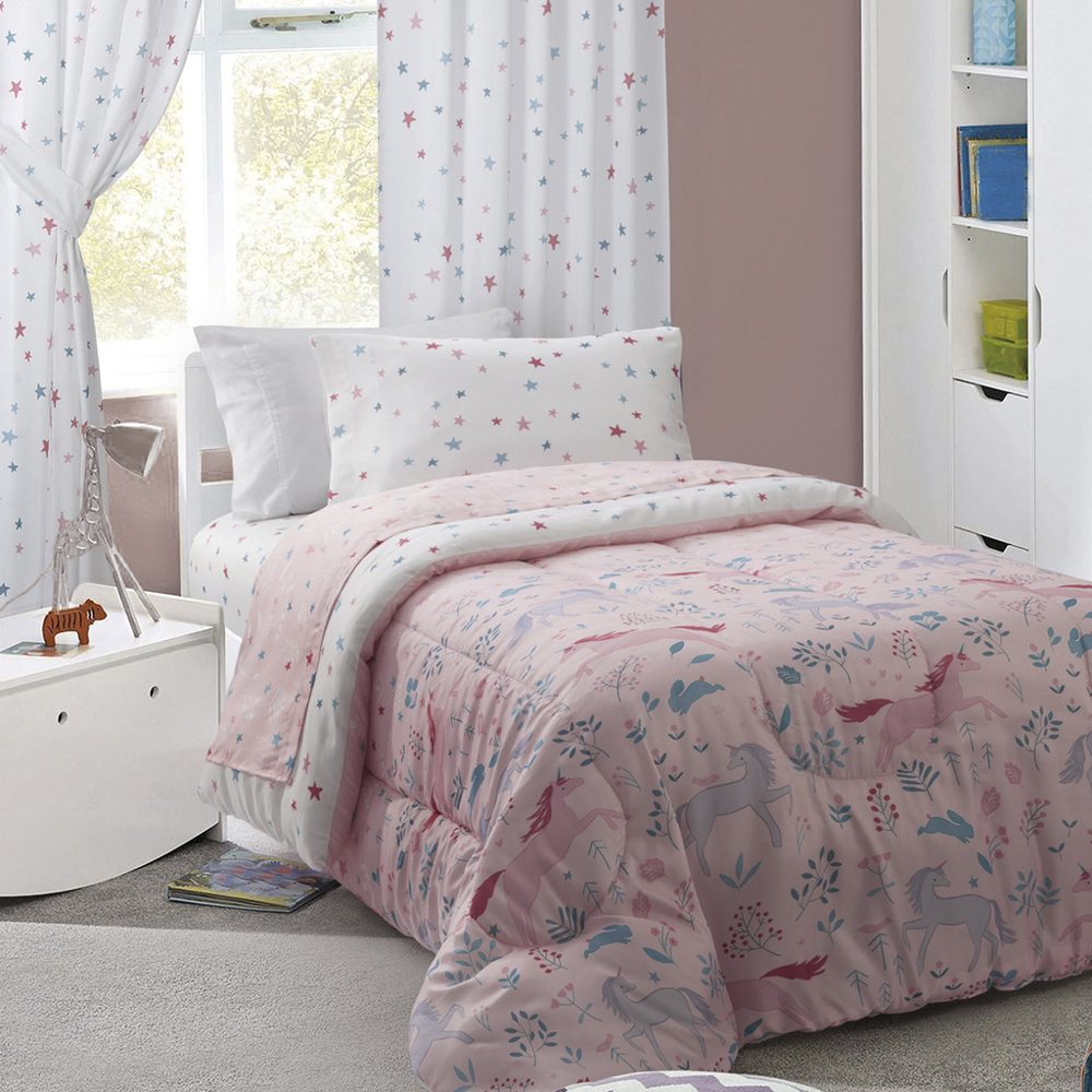 Juego de Cortinas Infantil 145x205 cm Unis Star - Jean Cartier