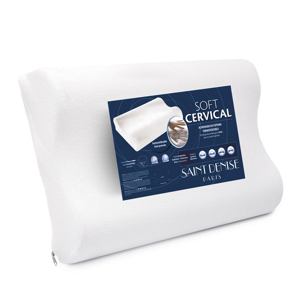 Almohada Viscoelástica de Espuma Termosensible 57x40 cm - Saint Denise