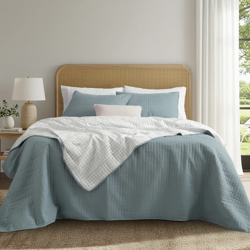 Kit Cover 1 1/2 Plaza Reversible Matelaseado Premium - Alcoyana