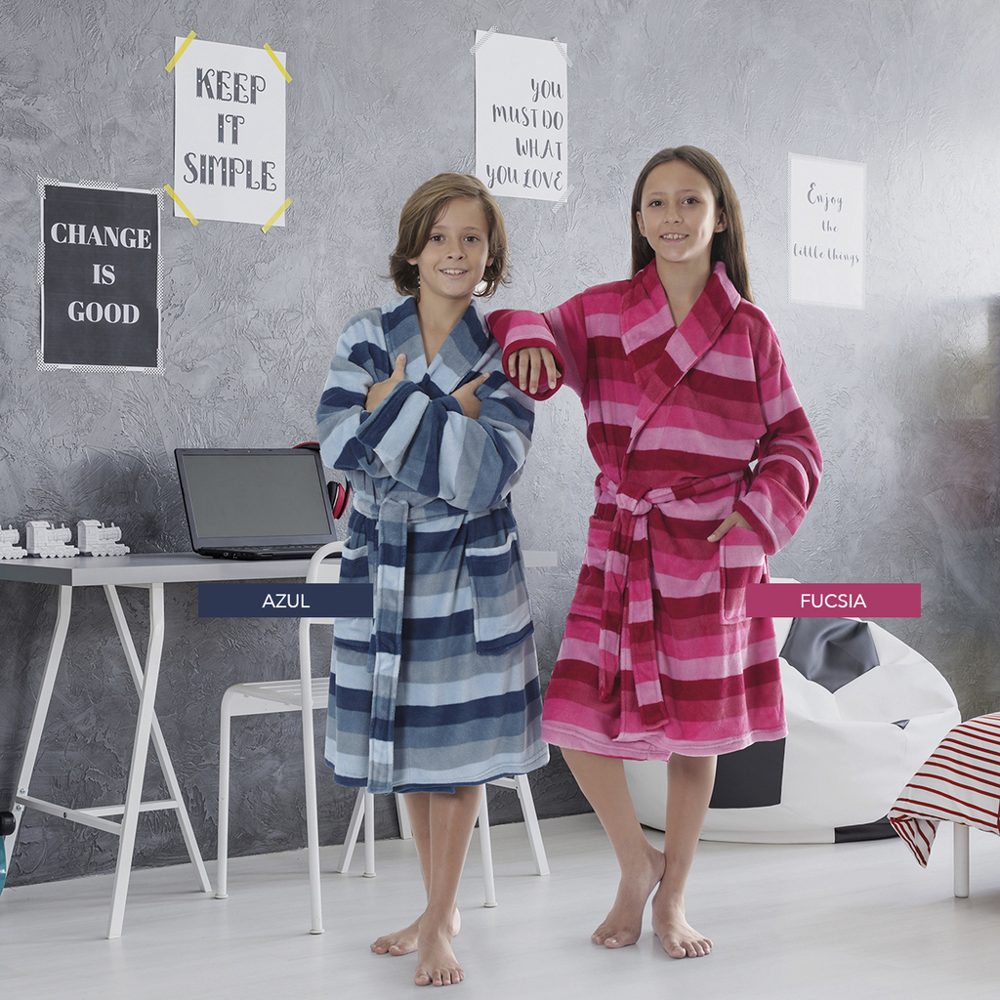 Bata Juvenil de coral fleece Talle M 12 a 18 años - Jean Cartier