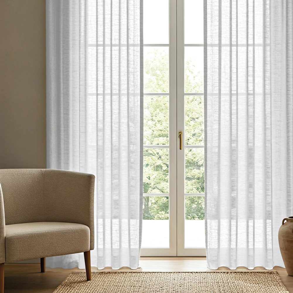 Juego De Cortinas Amplias Lisas 270x205 cm - Jean Cartier