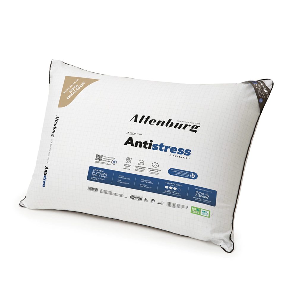 Almohada Antistress Extra Suave con Relleno Premium - Altenburg