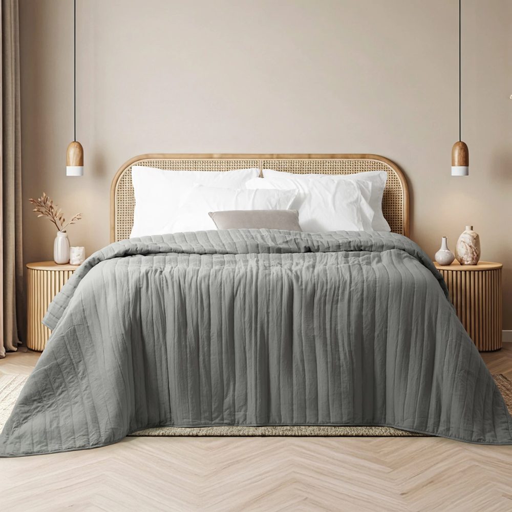 Cubrecama Verano Queen Size Matelaseado Premium - Jean Cartier