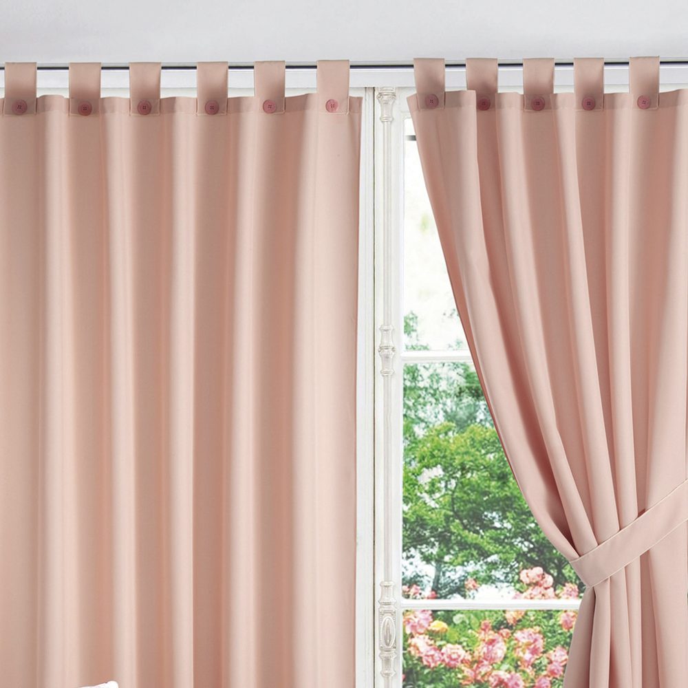 Juego de Cortinas 145x205 cm Ambiente Coral - Jean Cartier