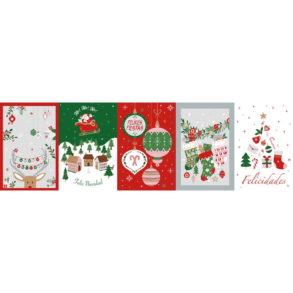 Repasador Navideño Estampado 40x60 cm -Jean Cartier