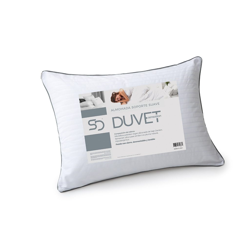 Almohada 70x50 cm Fibra Siliconada Ultra Liviana - Saint Denise