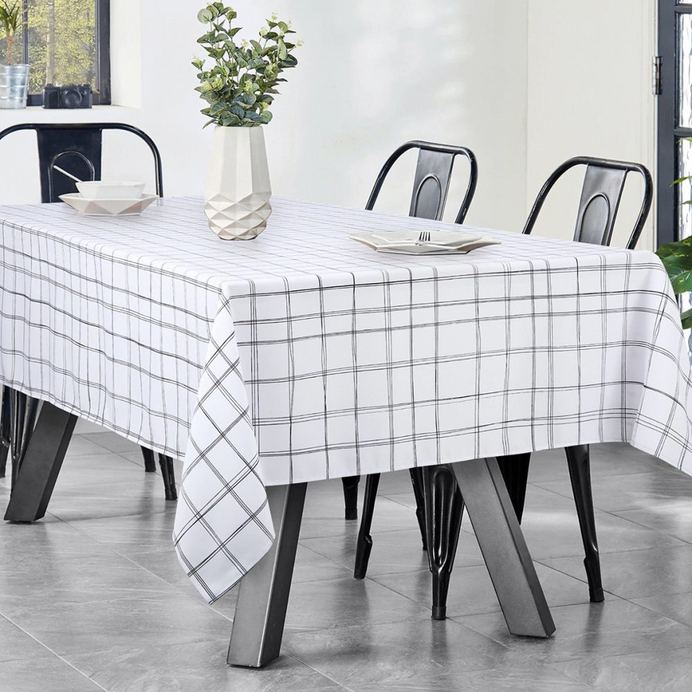 Mantel de Cocina Estampado Cuadrícula 150x250 cm - Jean Cartier