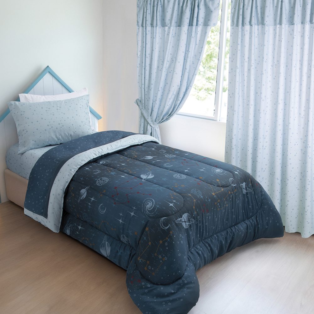 Juego de Cortinas Infantil 145x205 cm Astrology - Jean Cartier