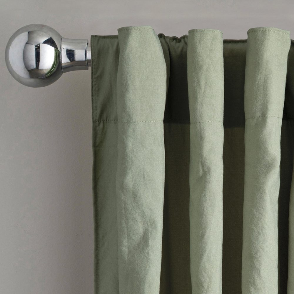 Juego de Cortinas 135x210 cm Tusor con Presillas Escondidas - Jean Cartier
