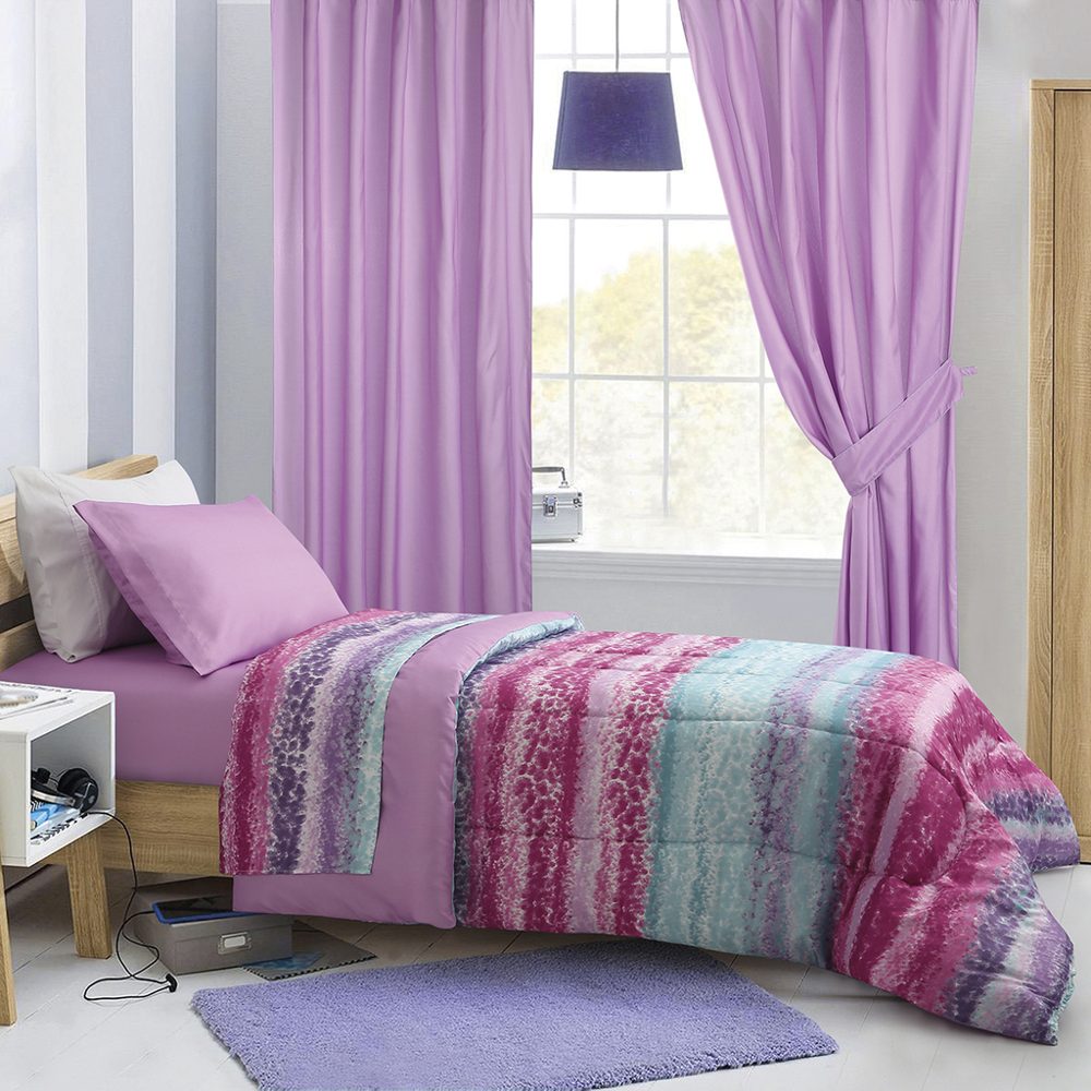 Juego de Cortinas Infantil 145x205 cm Fucsia - Jean Cartier