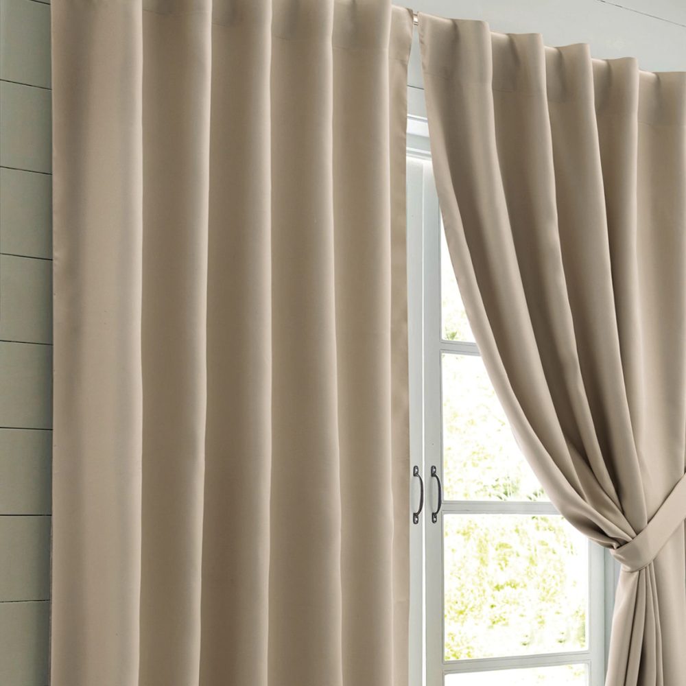 Juego de Cortinas BlackOut 145x210 cm Visón Suave - Jean Cartier