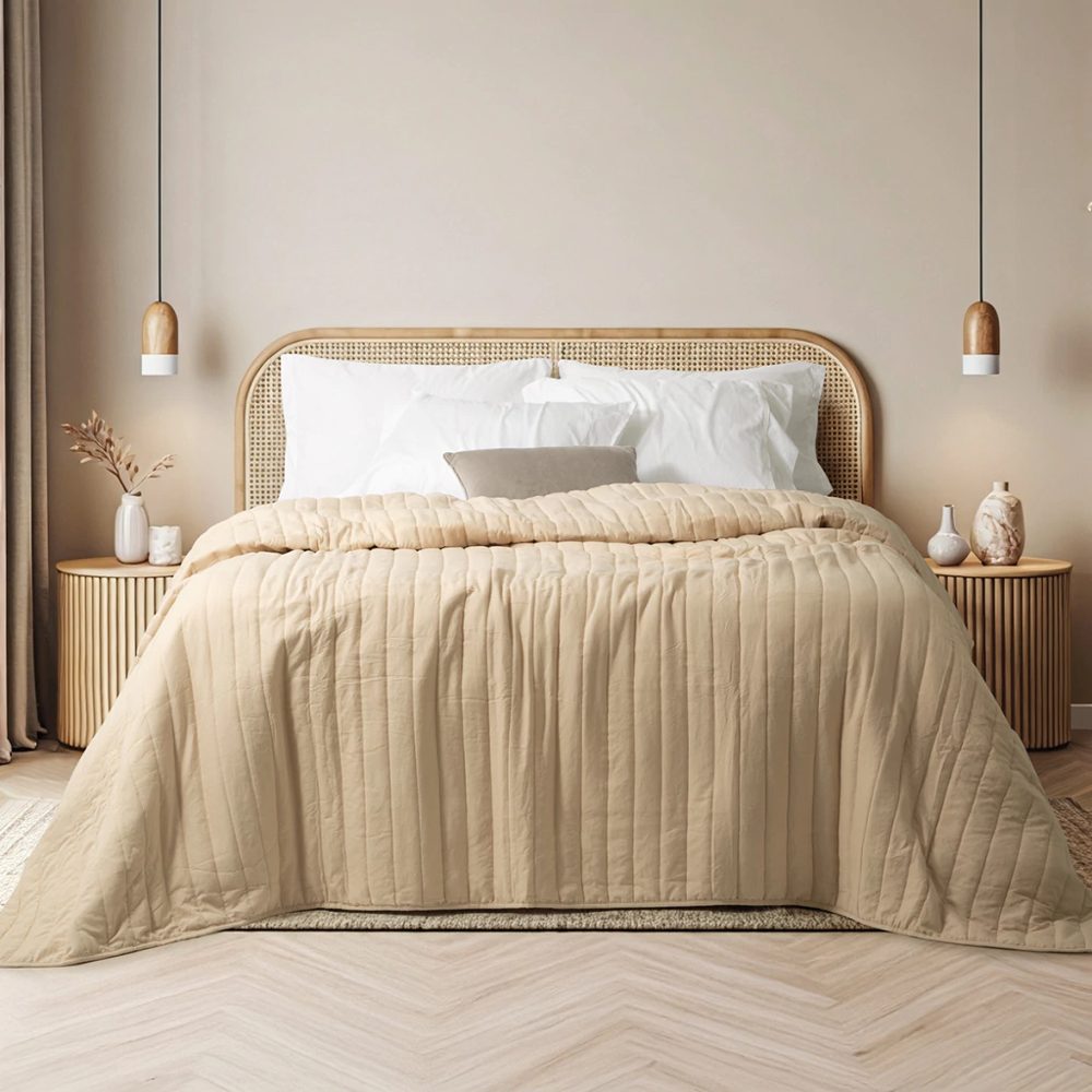 Cubrecama Verano Twin Size Matelaseado Premium - Jean Cartier