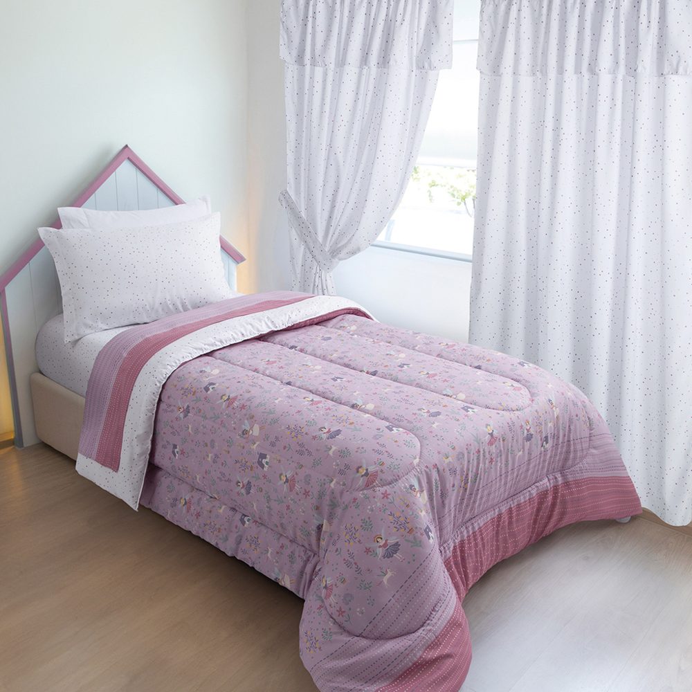 Juego de Cortinas Infantil 145x205 cm Fairy - Jean Cartier