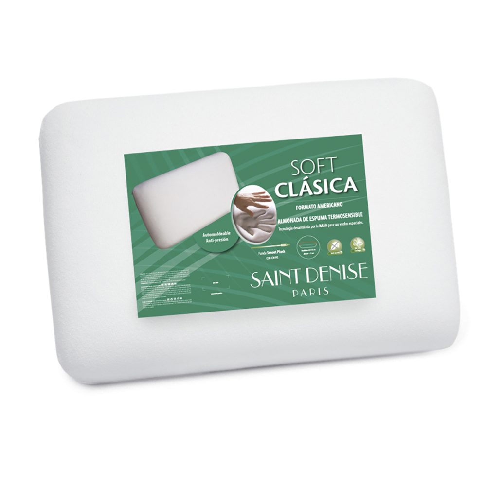 Almohada Viscoelástica de Espuma Termosensible 60 x 35 cm - Saint Denise