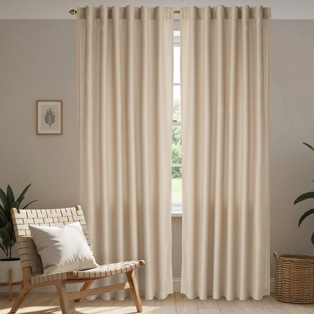 Juego De Cortinas Con Presillas Escondidas 140x210 Cm - Jean Cartier
