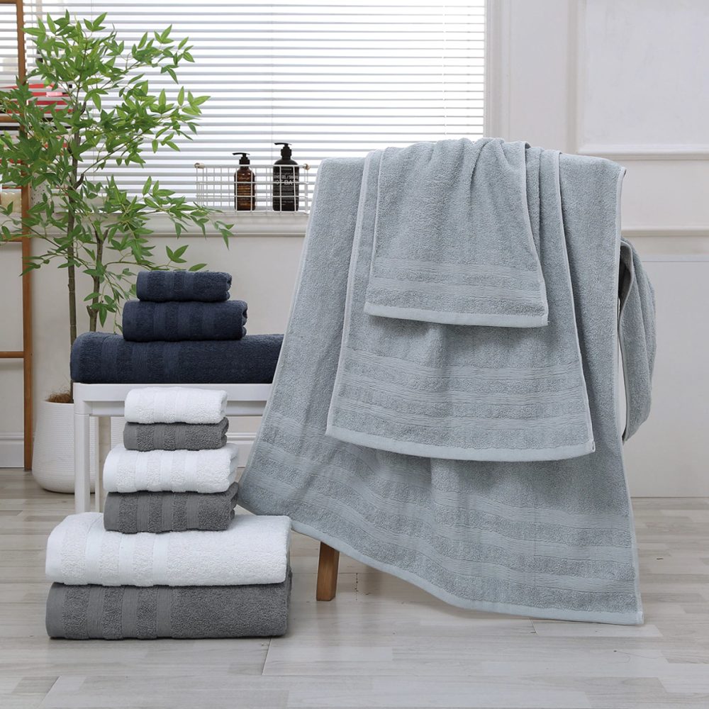 Juego de Toalla y Toallón 500 grs/m² Algodón Suave y Absorbente con Guarda - Jean Cartier