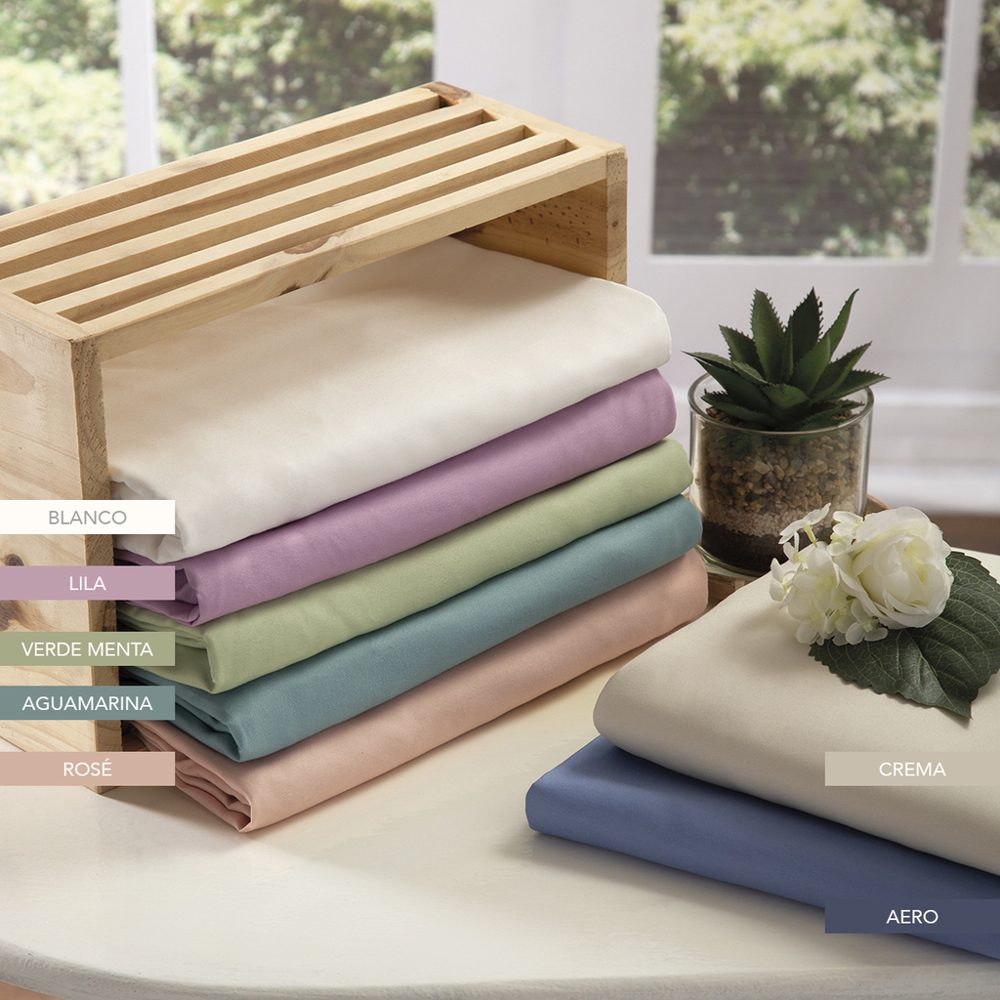 Sabana Ajustable 2 1/2 Plazas Lisa Premium - Jean Cartier