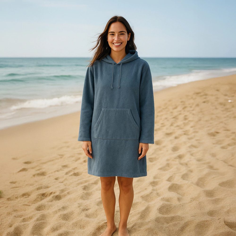 Buzo Oversize Playero Secado Rápido Con Capucha - Jean Cartier