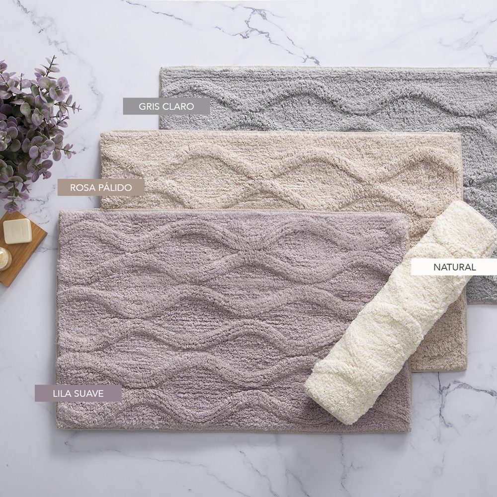 Alfombra de Baño 100% Algodón Premium Jacquard 60x40 cm - Jean Cartier